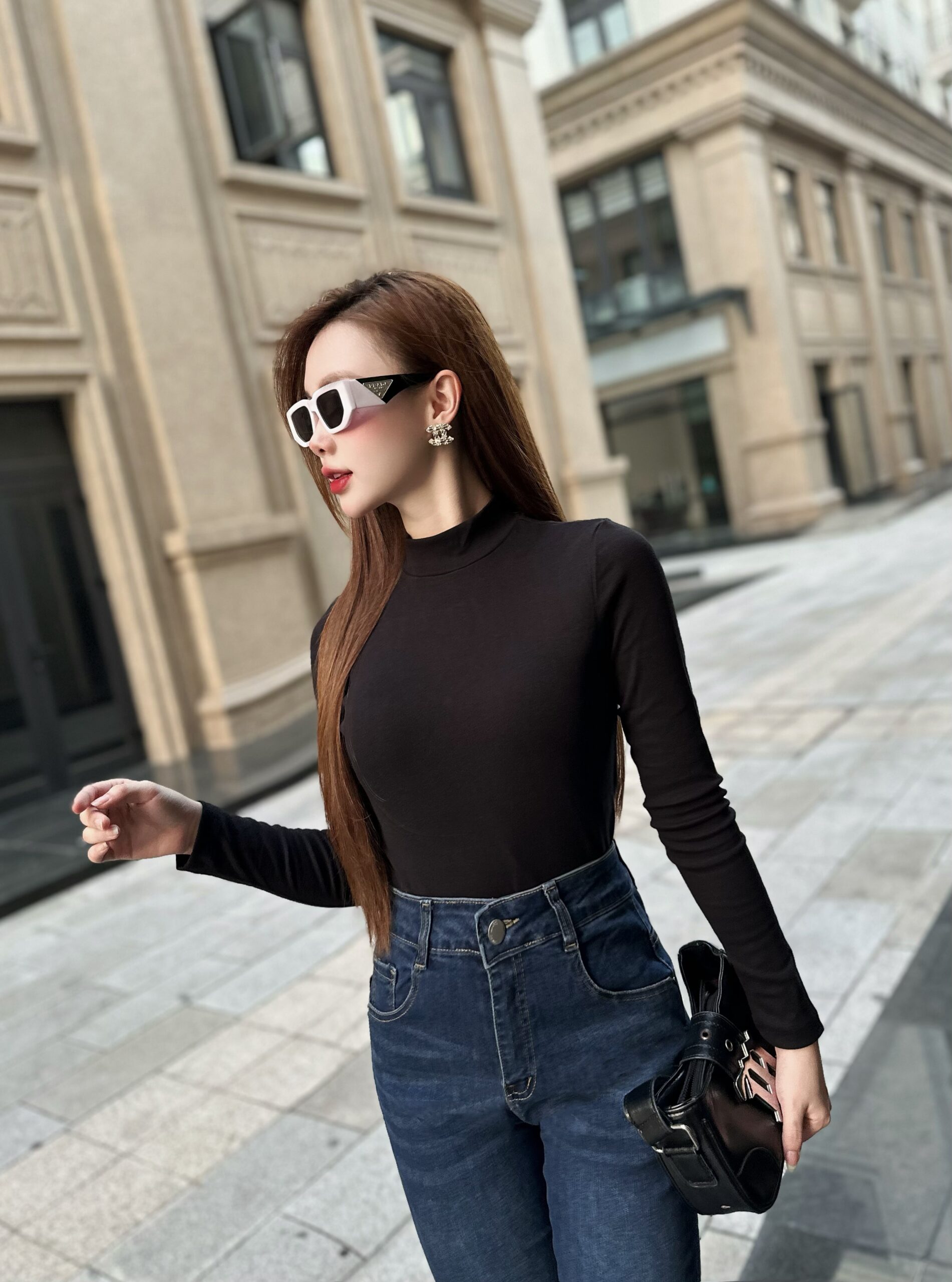 Áo Bozip Dài Tay Cổ Cao - Ảnh 4