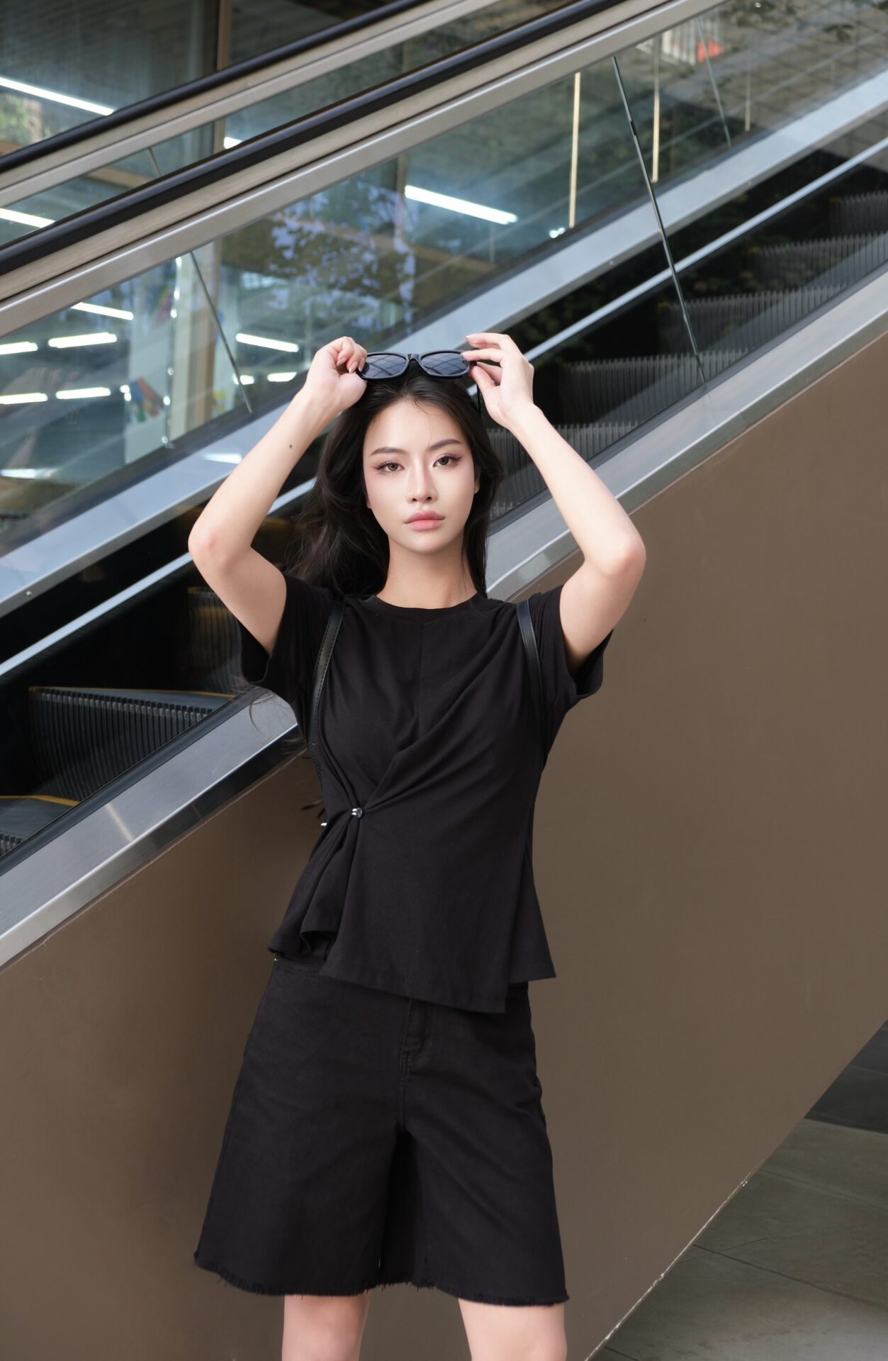 Quần Short Jeans Ngố Tua Gấu - Ảnh 4
